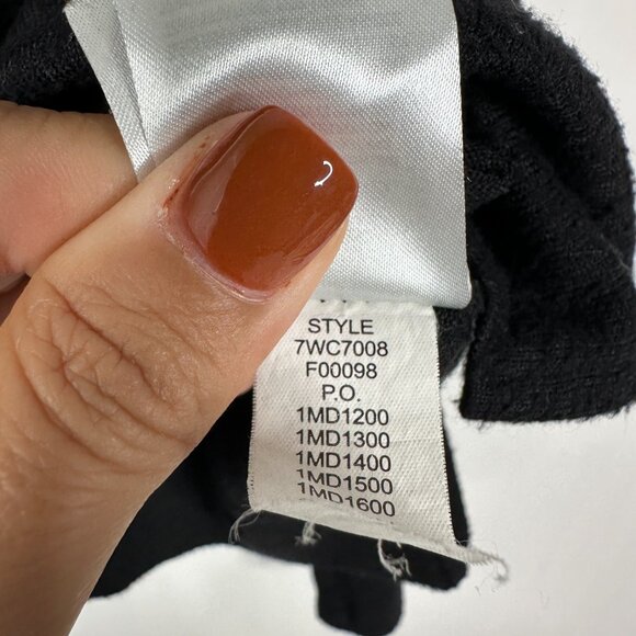 2/$30 Lucky Brand Cozy Crewneck Sweatshirt Black XXL #BAG2 - Picture 6 of 8